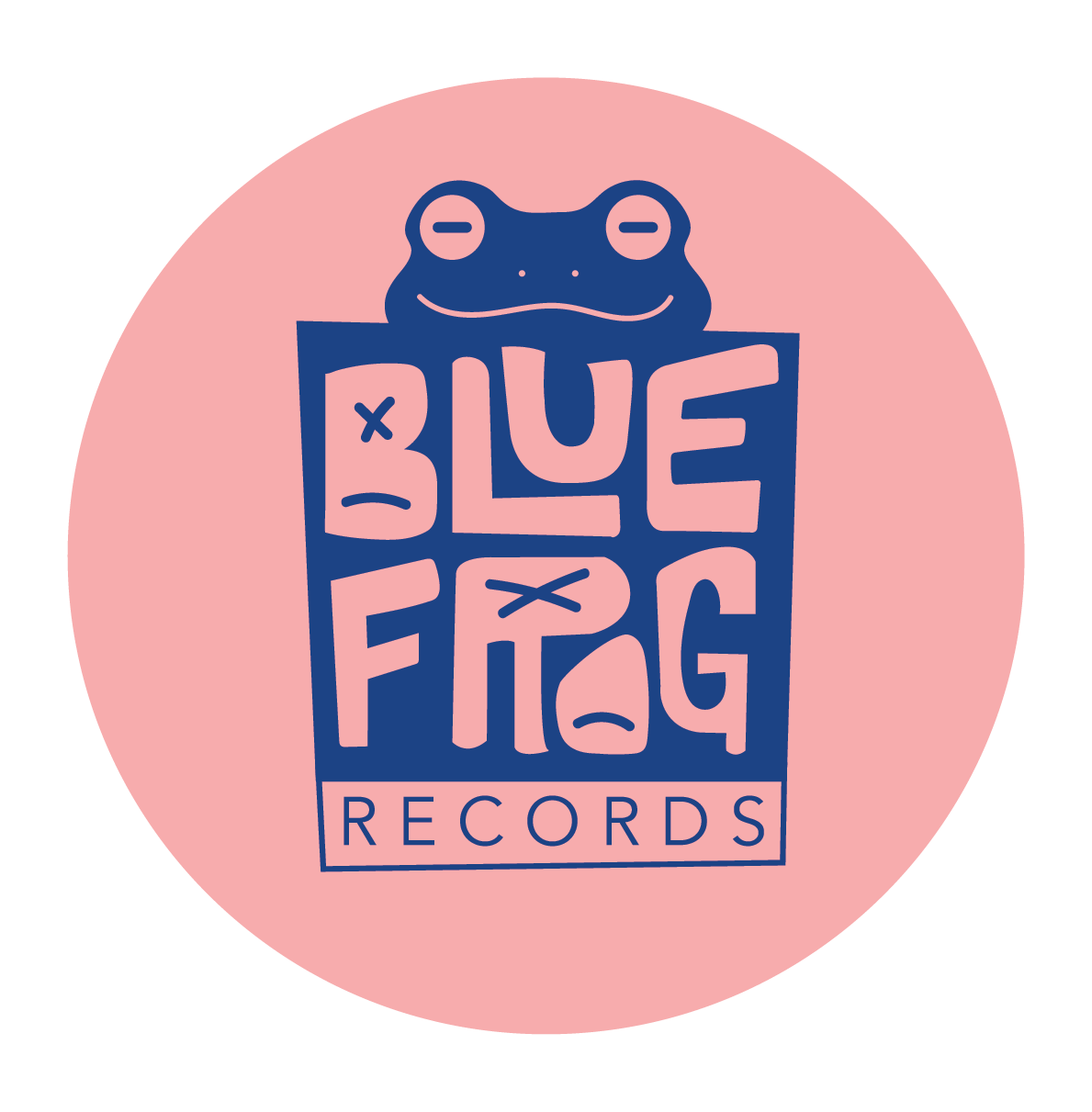 Blue Frog Music Logo - Lofi Hip-Hop Label